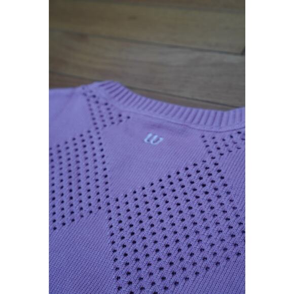 Wilson Mesh Argyle Sweater Vest Knit Vintage Pink Size Medium - Picture 11 of 14